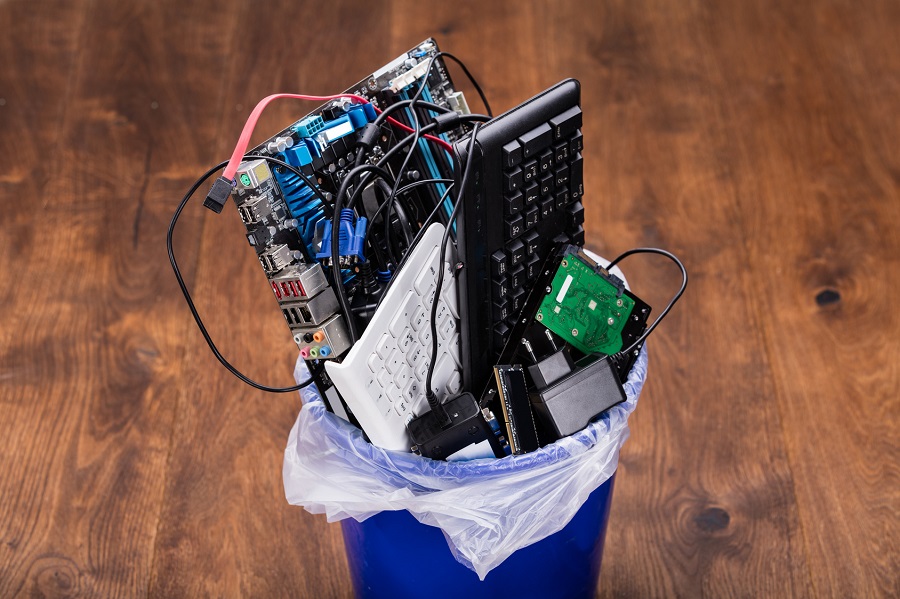 ¿Cómo se reciclan los aparatos de electrónica profesional?