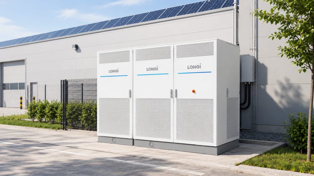 longi bess escenario almacenamiento